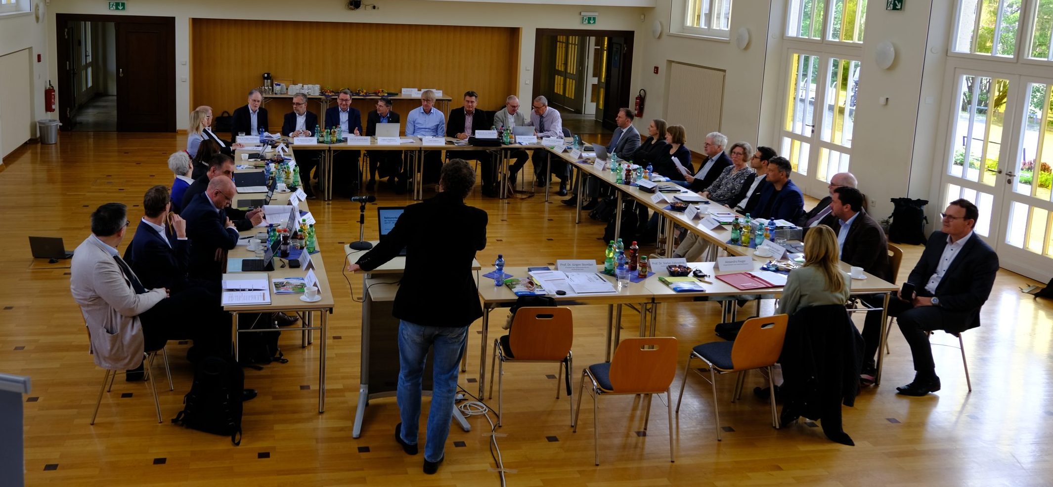 Blick auf die Plenumsveranstaltung der Rektorenkonferenz in Nordhausen